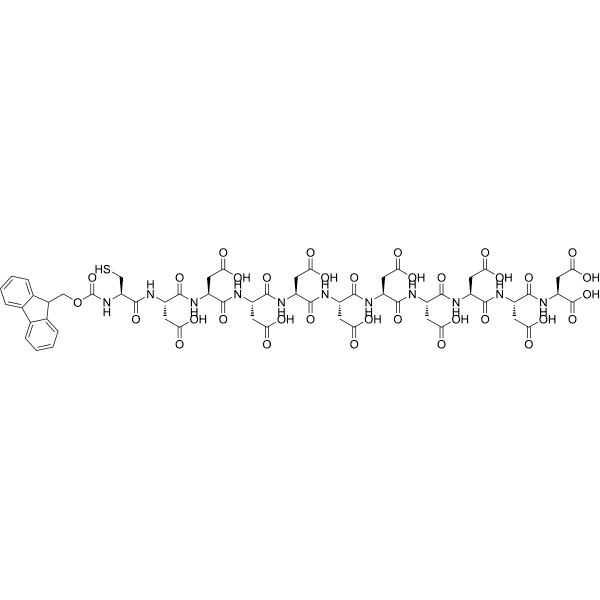 Fmoc-Cys-Asp10 Structure