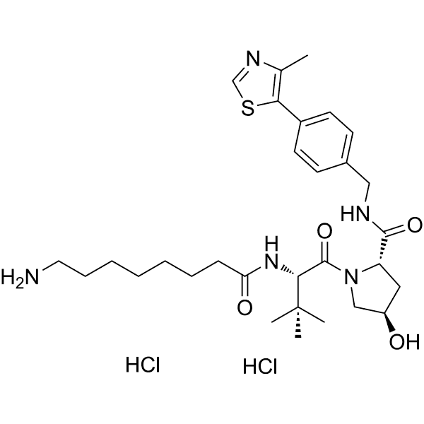 (S,R,S)-AHPC-C7-amine dihydrochloride Structure