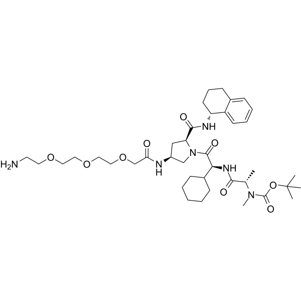 A 410099.1 amide-PEG3-amine-Boc  Structure