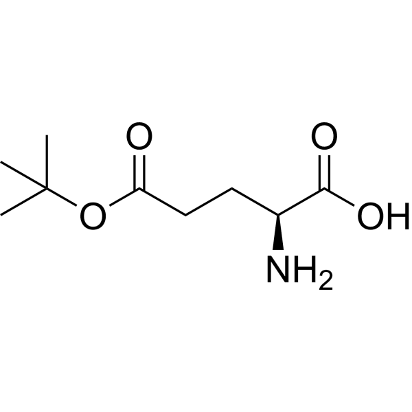 (S)-2-Amino-5-(tert-butoxy)-5-oxopentanoic acid Structure