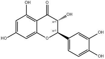 (±)-Taxifolin Structure