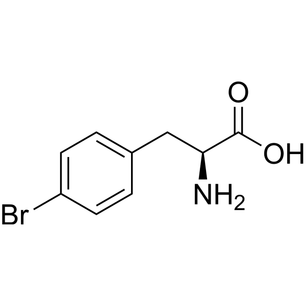(S)-2-Amino-3-(4-bromophenyl)propanoic acid Structure