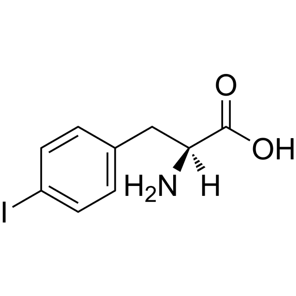 H-Phe(4-I)-OH Structure