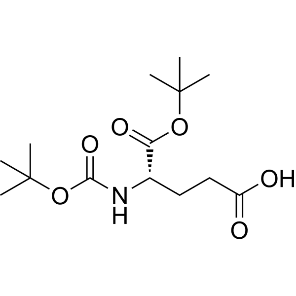 Boc-Glu-OtBu Structure