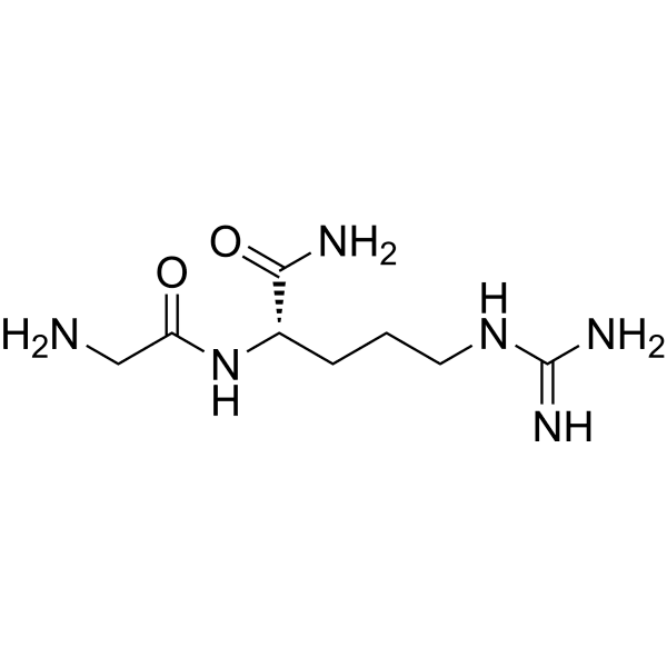 H-Gly-Arg-NH2 Structure