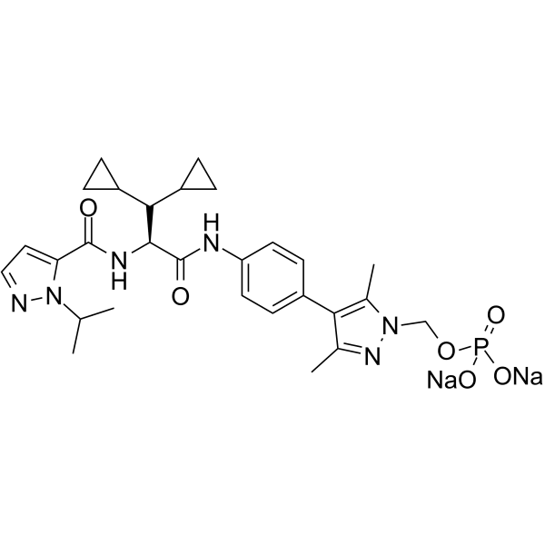 IL-17 modulator 1 disodium  Structure