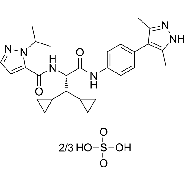 IL-17 modulator 4 sulfate  Structure
