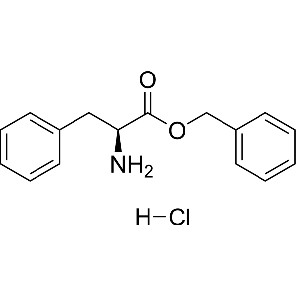 L-Phenylalanine benzyl ester hydrochloride Structure