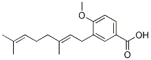 3-Geranyl-4-methoxybenzoic acid Structure