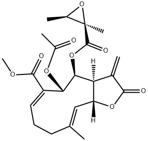 Uvedalin Structure