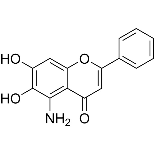 5-NH2-Baicalein Structure