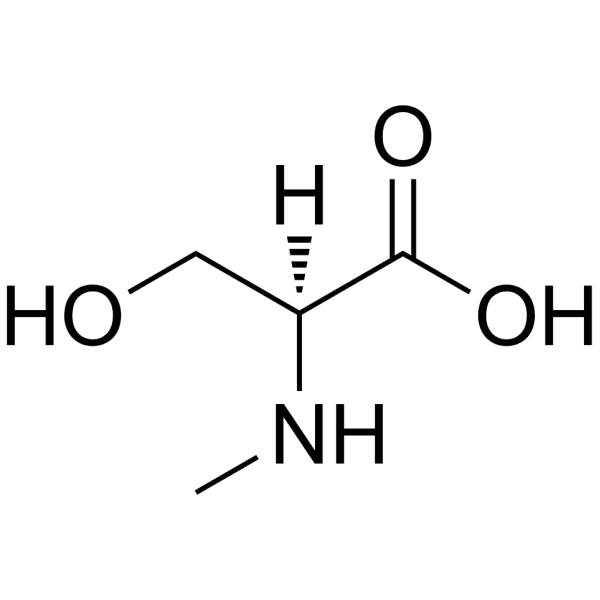 H-N-Me-Ser-OH Structure