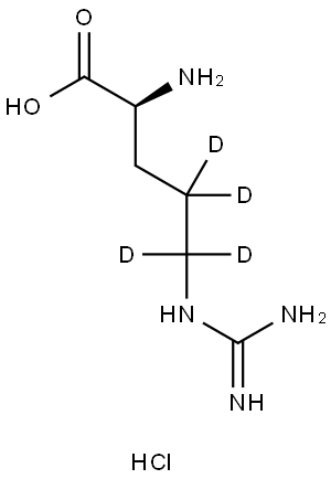 L-Arginine-d4 hydrochloride Structure