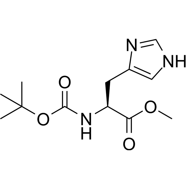 Boc-His-OMe Structure
