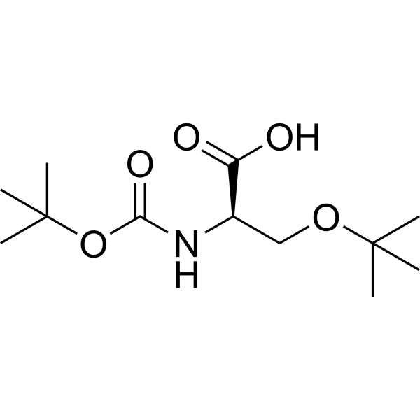 Boc-D-Ser(tBu)-OH Structure