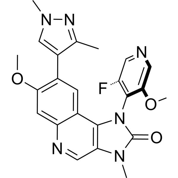 Lartesertib Structure