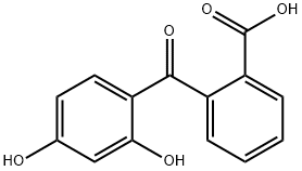 2-(2,4-Dihydroxybenzoyl)benzoic acid Structure