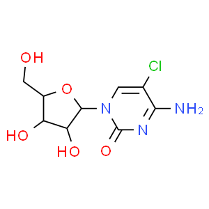 5-chloro-cytidine  Structure