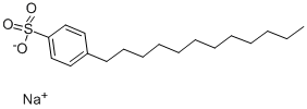 Sodium dodecylbenzenesulfonate Structure