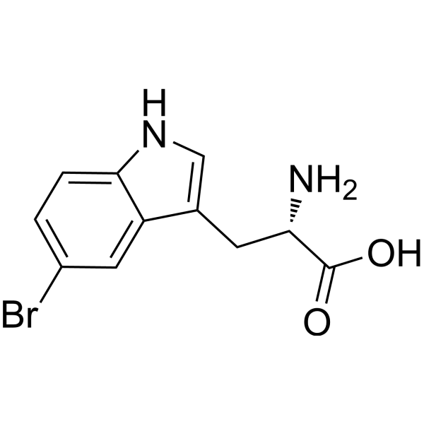 5-Bromo-L-tryptophan  Structure