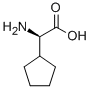 (R)-2-amino-2-cyclopentylacetic acid Structure