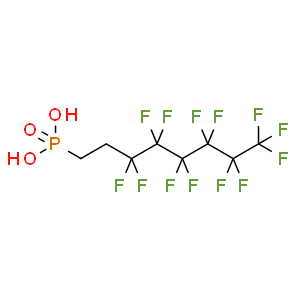 1H,1H,2H,2H-Perfluorooctanephosphonic acid  Structure