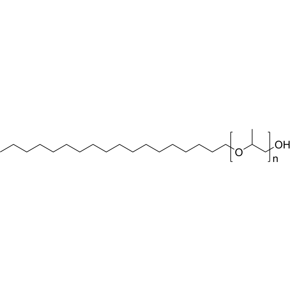 Polyoxypropylene stearyl ether Structure