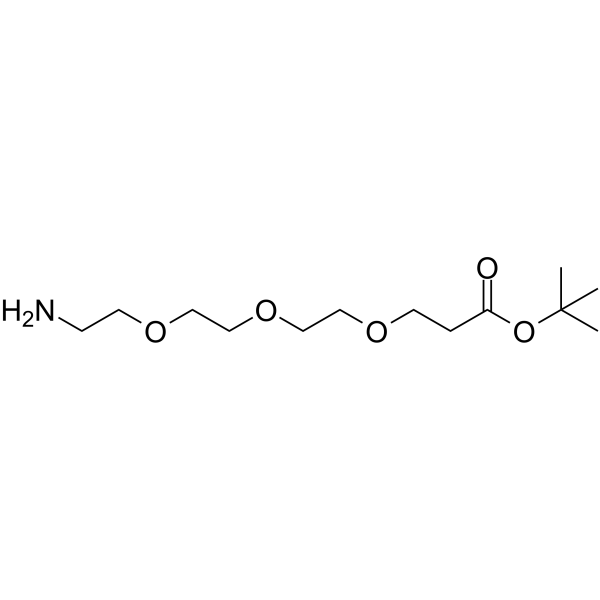 NH2-PEG3-C2-Boc Structure