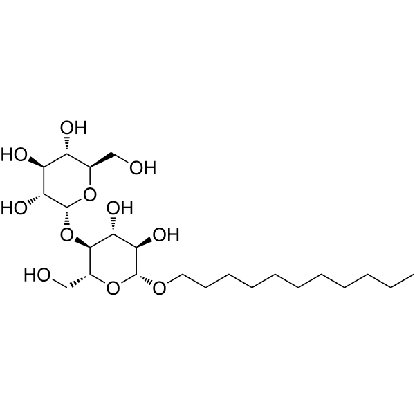 n-Undecyl β-D-maltopyranoside Structure