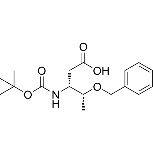 (3R, 4R)-4-(benzyloxy)-3-((tert-butoxycarbonyl)amino)pentanoic acid Structure
