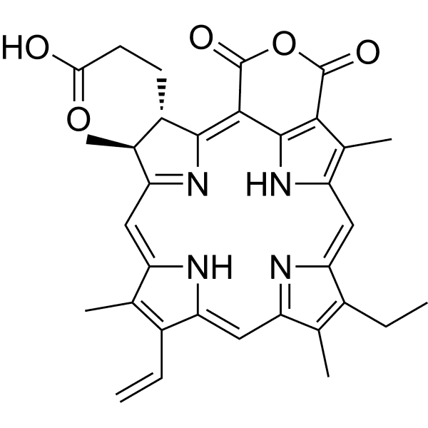 Purpurin 18 Structure
