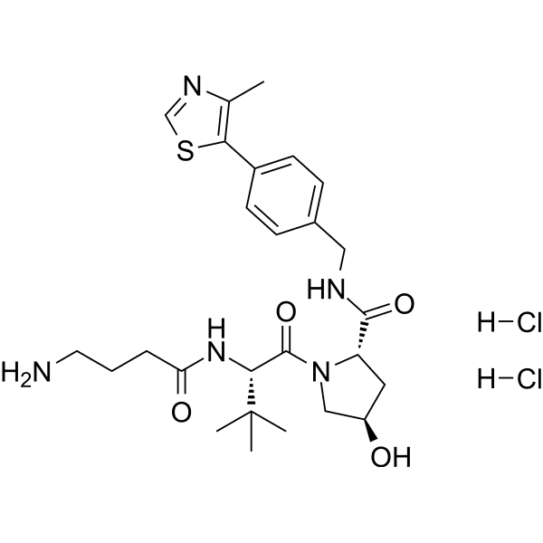 (S,R,S)-AHPC-C3-NH2 dihydrochloride Structure