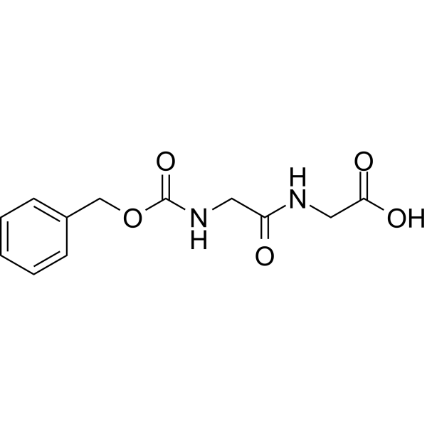 2-(2-(((Benzyloxy)carbonyl)amino)acetamido)acetic acid Structure