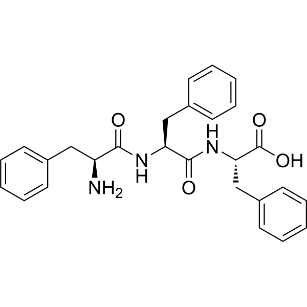 H-Phe-Phe-Phe-OH Structure