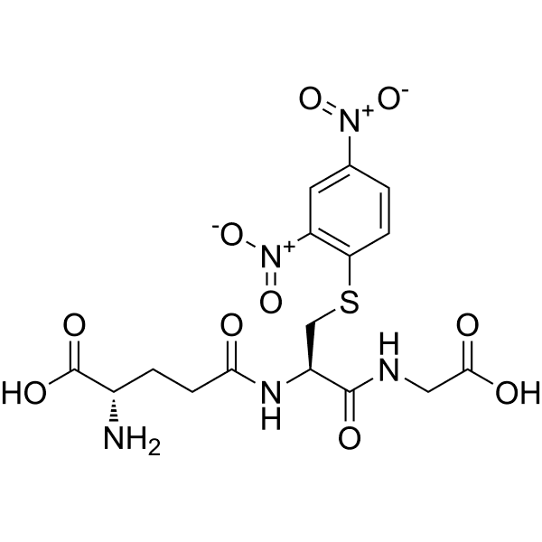 S-(2, 4-Dinitrophenyl)glutathione Structure