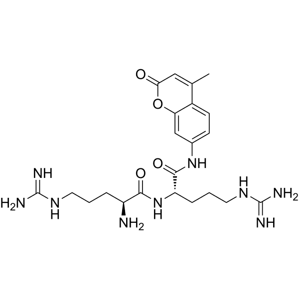 Arg-Arg-AMC Structure