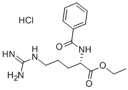 N-Benzoyl-L-arginine ethyl ester hydrochloride Structure