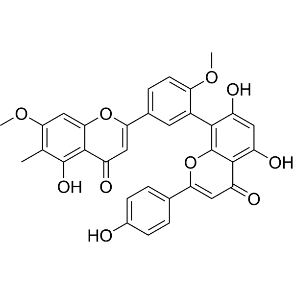 Taiwanhomoflavone A Structure