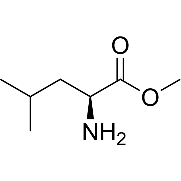 Methyl L-leucinate Structure