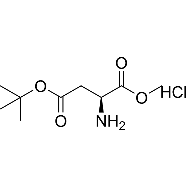 H-Asp(OtBu)-OMe.HCl Structure