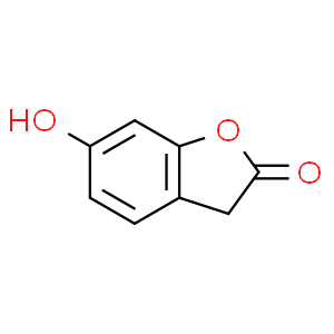 6-Hydroxybenzofuran-2(3H)-one  Structure