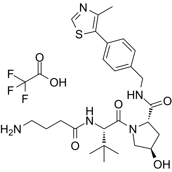 (S,R,S)-AHPC-C3-NH2 TFA Structure