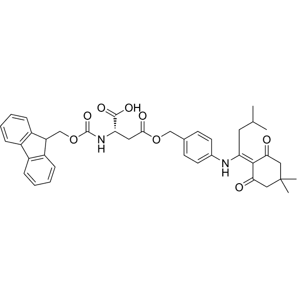 Fmoc-Asp(ODMAB)-OH Structure