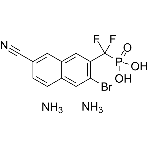 PTP1B-IN-3 diammonium Structure