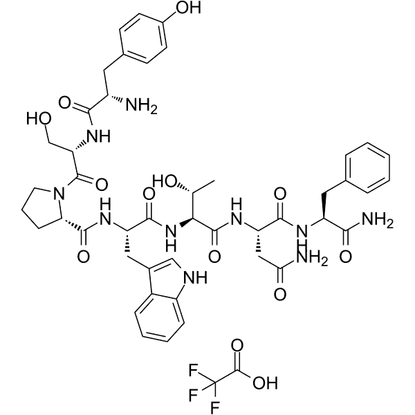 RNAIII-inhibiting peptide (TFA) Structure