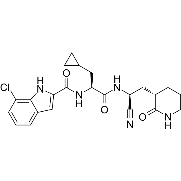 Pomotrelvir Structure