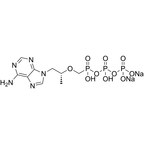 Tenofovir diphosphate disodium Structure