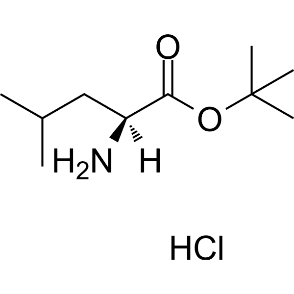 H-Leu-OtBu.HCl Structure
