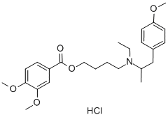 Mebeverine Hydrochloride Structure