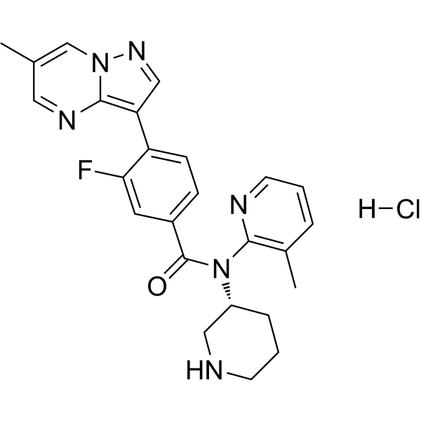 CD33 splicing modulator 1 hydrochloride Structure